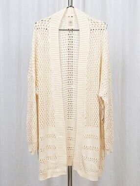 Rip Curl Open-Weave Cream Women's Cardigan